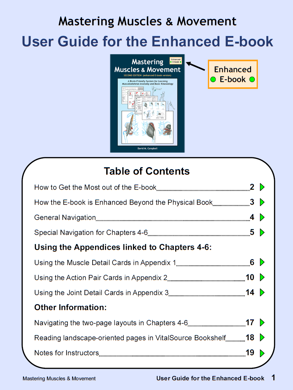 Enhanced E-book User Guide